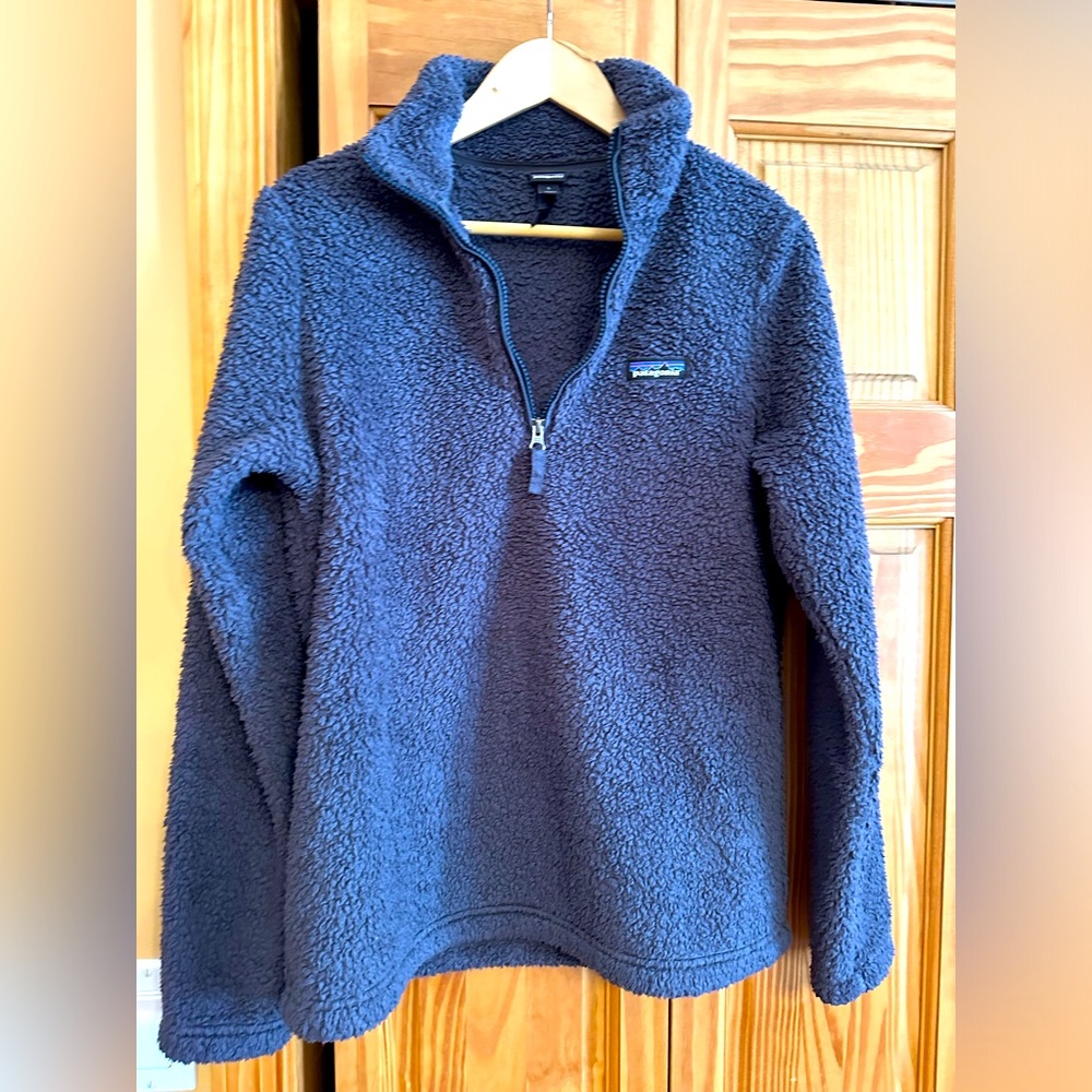 Patagonia women's Los Gatos 1/4-zip fleece blue size large